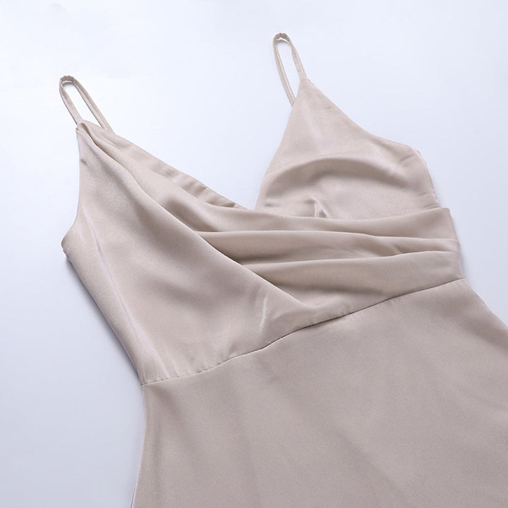 Elegant V-Neck Dress for Women