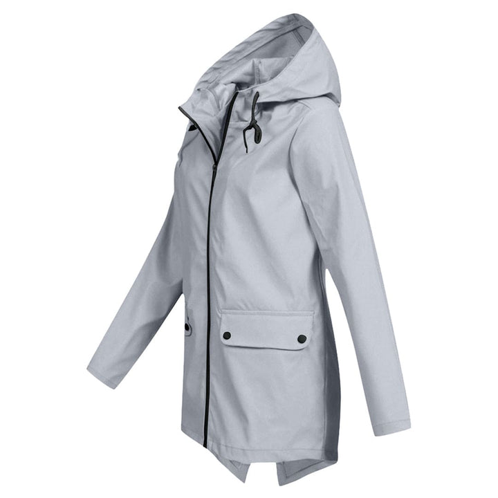 Women's Lightweight Waterproof Windbreaker Jacket with Hood