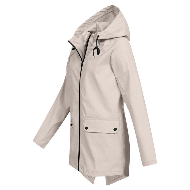 Women's Lightweight Waterproof Windbreaker Jacket with Hood