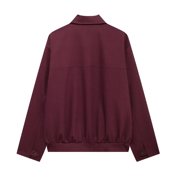 Women's Cropped Bomber Jacket with Long Sleeves and Modern Tailored Fit