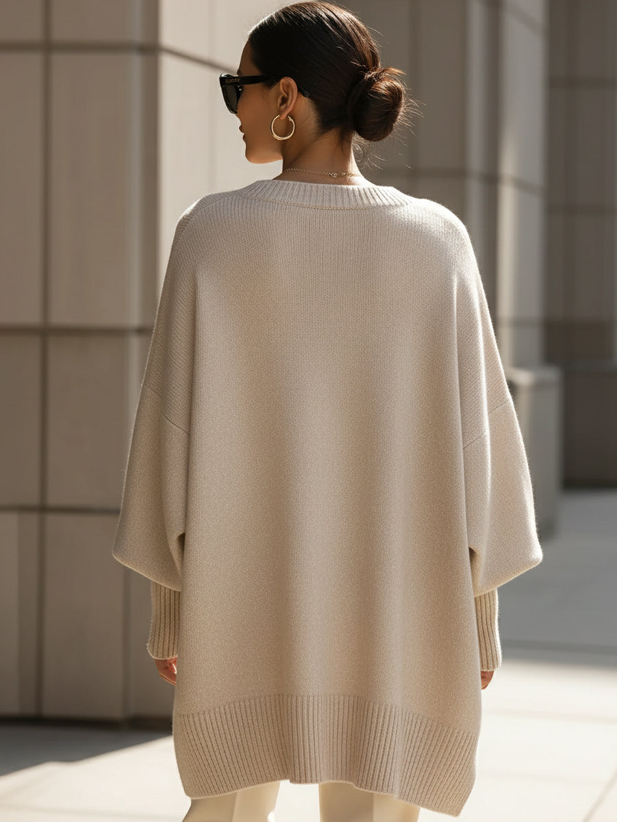 Sophie – Effortless Elegance Oversized Poncho