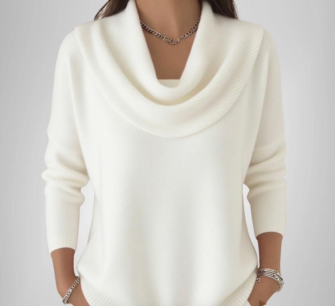 Alvéra | Elegant Cowl-Neck Sweater