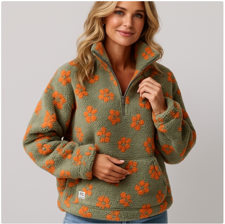 DAISY | Long Sleeve Fleece Hoodie